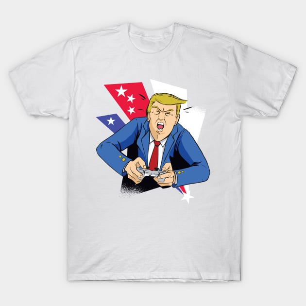 President Trump Gamer T-Shirt by boobear247